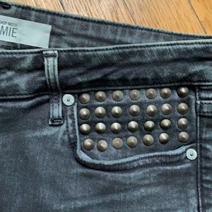 Topshop Jamie Jean- studded pockets
